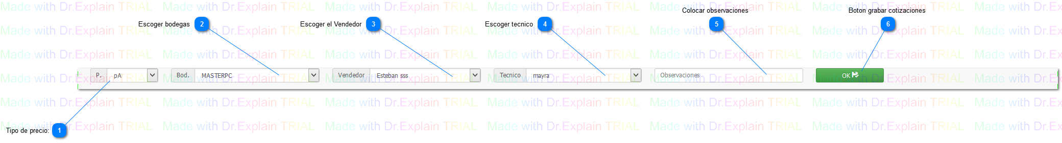 Parametrizacion Cotizaciones