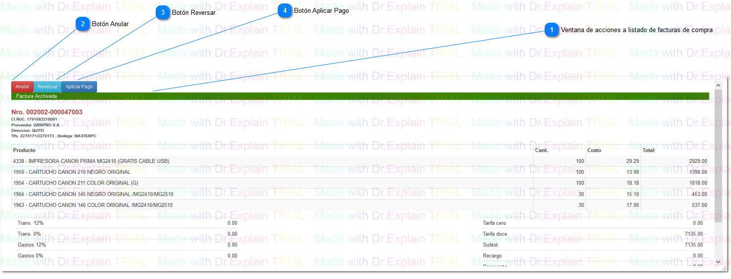 Anular_Reversar Compra/ Video Tutorial  